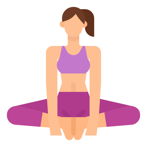 woman yoga icon